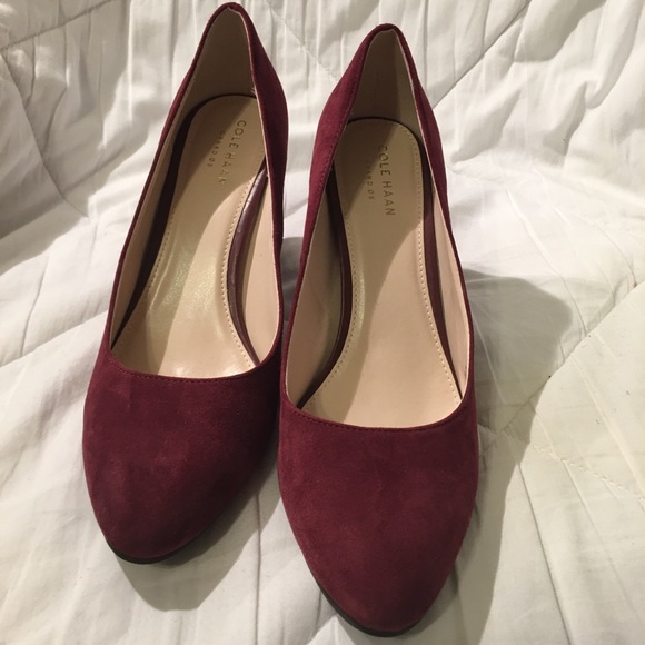 New Cole Haan Alanna Pump in Tawny Port Suede - Picture 7 of 17